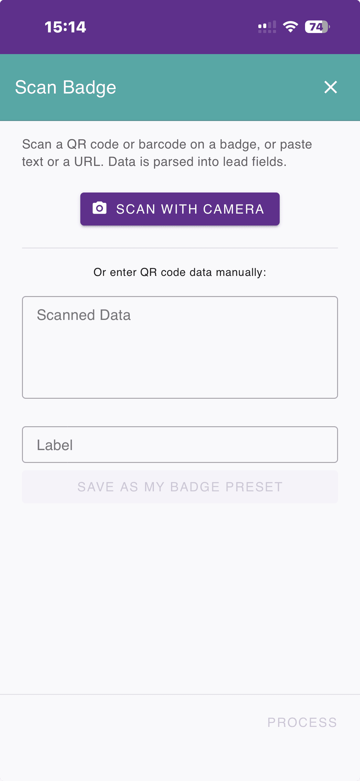 Badge & Contact Scanning